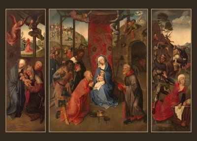 A Adoração dos Magos (Tríptico) de Hugo van der Goes